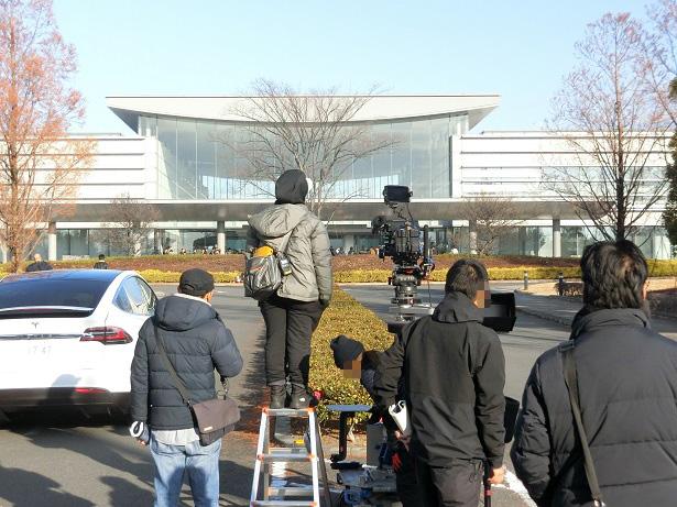 映画「A I 崩壊」の撮影が前橋市内で行われました。