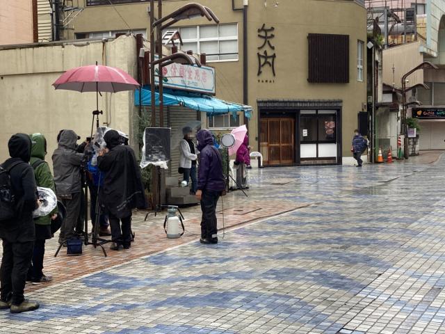 ホリプロ60周年映画「NO CALL NO LIFE」の撮影が前橋市内で行われました。