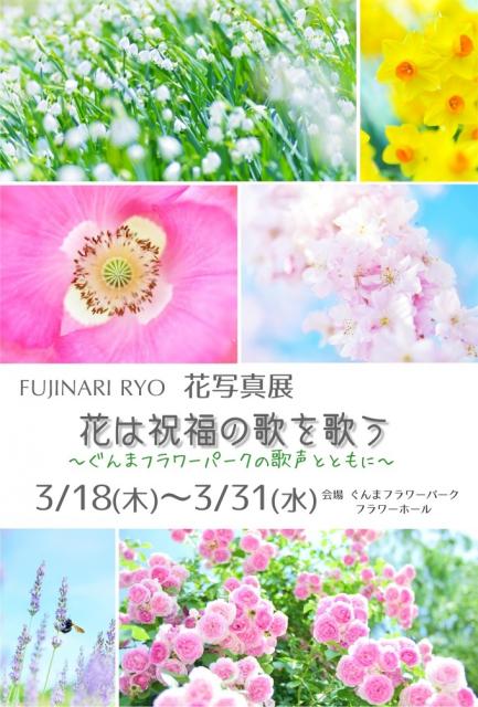 3/18(木)～31(水) ぐんまフラワーパークで花写真展「花は祝福の歌を歌う」～ぐんまフラワーパークの歌声とともに～ 開催！