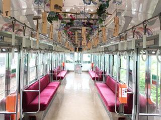 上毛電気鉄道で「風鈴電車」運行しています！