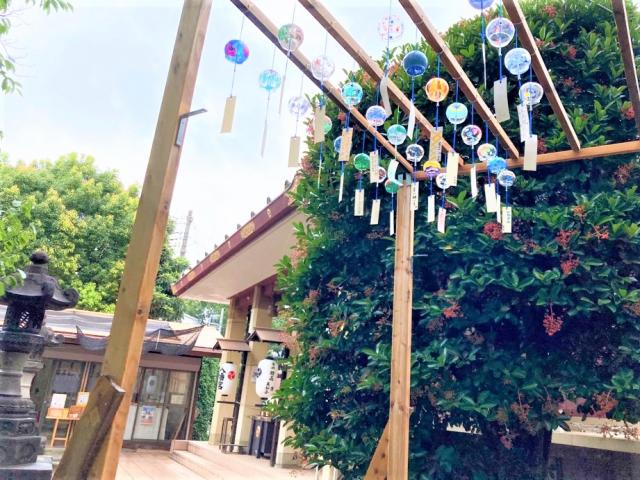 前橋八幡宮の“みんなの色風鈴”に「色」を付けてみませんか