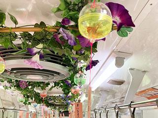 上毛電気鉄道で「風鈴電車」「お祭り電車」運行中！