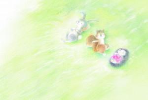 はらだよしこ 絵本原画展『はりねずみくんの ねがいごと』開催について