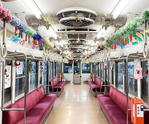 12/25(月)まで 上毛電気鉄道で「クリスマストレイン」運行中！