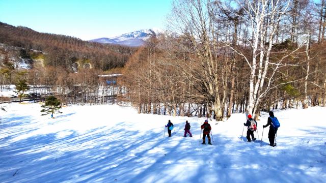 2/23(金･祝)  赤城山覚満淵周遊と大沼周辺の「スノーシュートレッキング初級講座Ⅱ」参加者募集中！