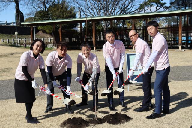 楽歩道前橋公園に新たな観梅スポットが生まれました！