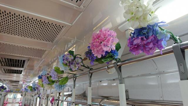 上毛電気鉄道「あじさい電車」運行について