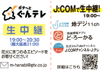 第70回前橋花火大会【生中継！番組】 