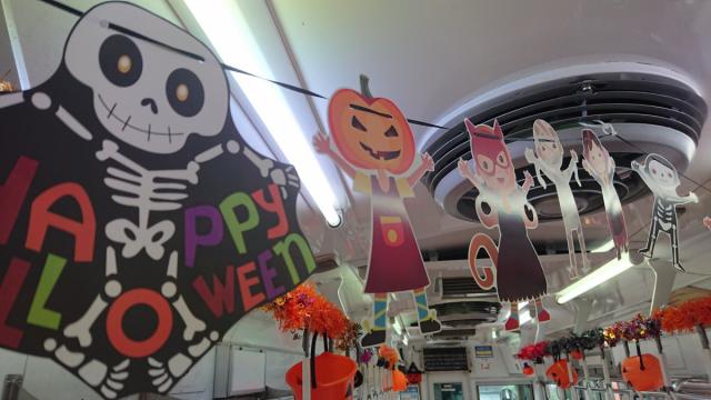 上毛電気鉄道で「ハロウィン電車」の運行をしています！