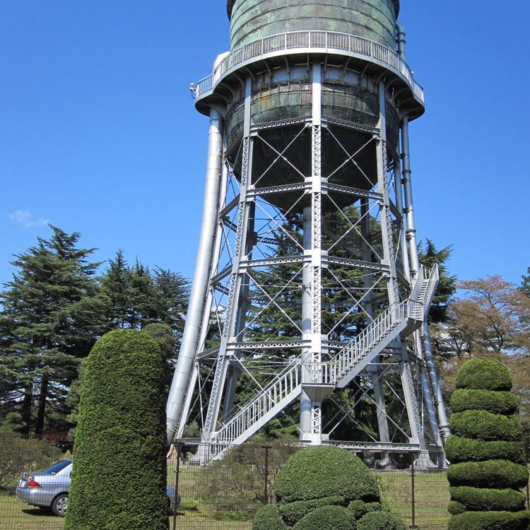 敷島公園浄水場　水道タンク