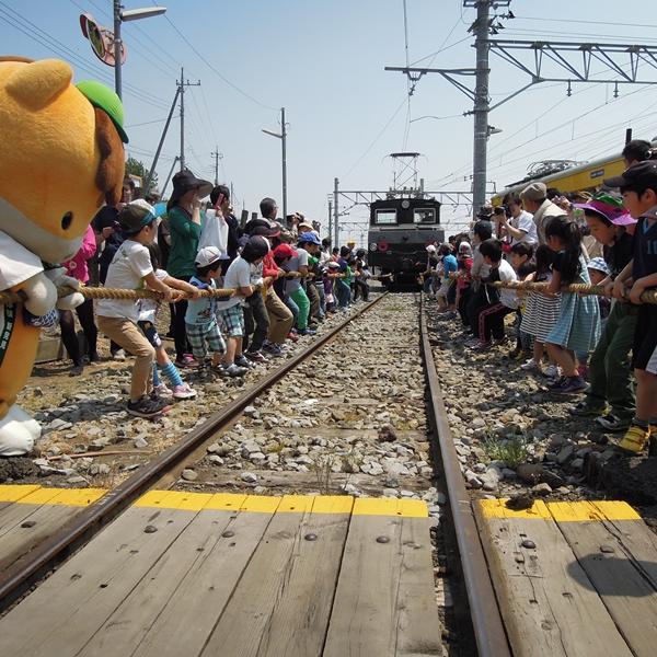 上毛電気鉄道 大胡車庫　春のイベント