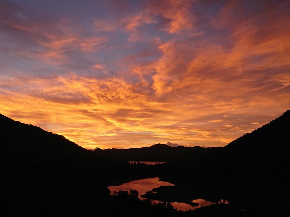 夕日