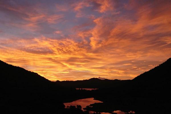 夕日
