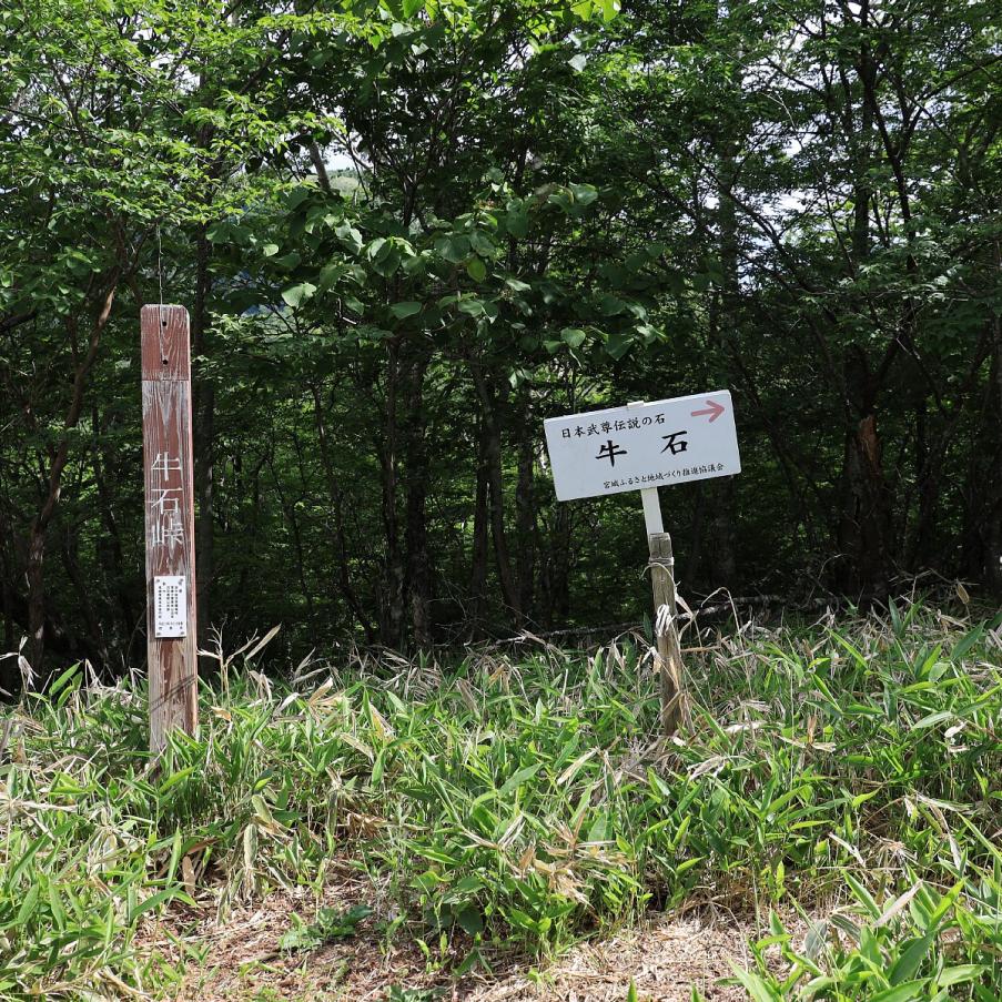 牛石峠から銚子の伽藍へ
