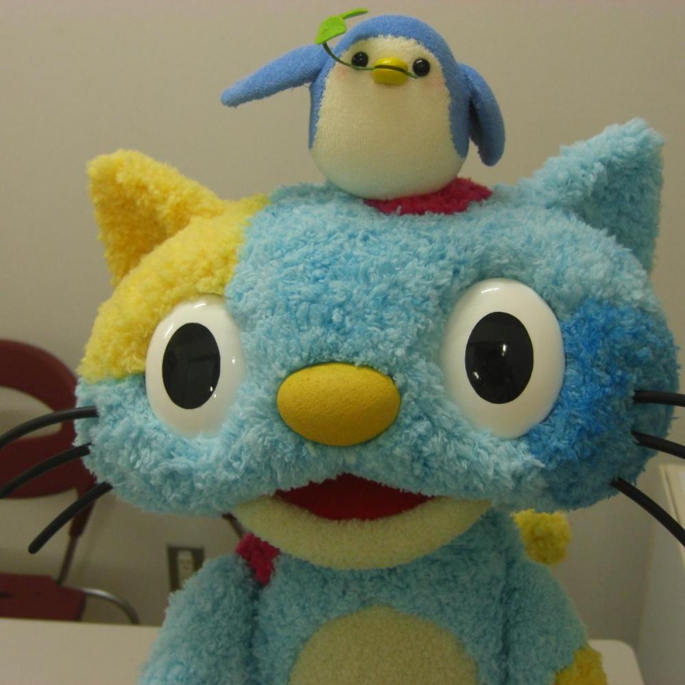 前橋観光コンベンション協会公式キャラクター　青い猫