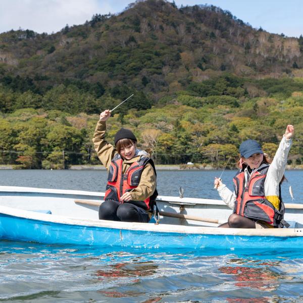 赤城山・ボートワカサギ釣り8