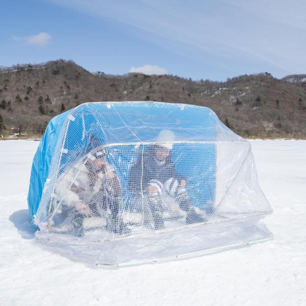 赤城山・大沼・氷上ワカサギ釣り11