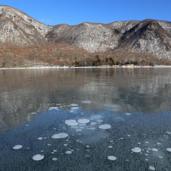 赤城山・大沼・アイスバブル2