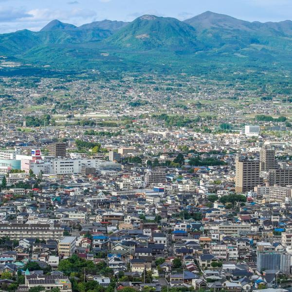 群馬県庁からの景色